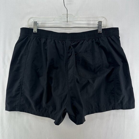 Lands' End Shorts Womens 14 Elastic Waist High Rise Activewear Lightweight Black - Picture 2 of 6